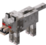 An angry wolf!